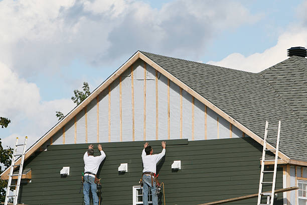 Professional Siding Replacement technician working in Climax, NC